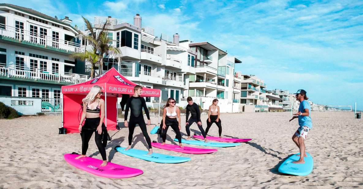 Los Angeles: Group Surfing Lesson - Surfing Basics and Safety Training