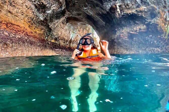 Los Arcos 5 islands Snorkeling Cliff Jumping and Hidden Beach - Key Points
