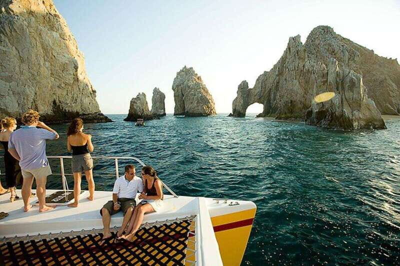 Los Cabos: Jazz & Wine Sunset Catamaran Cruise - Key Points