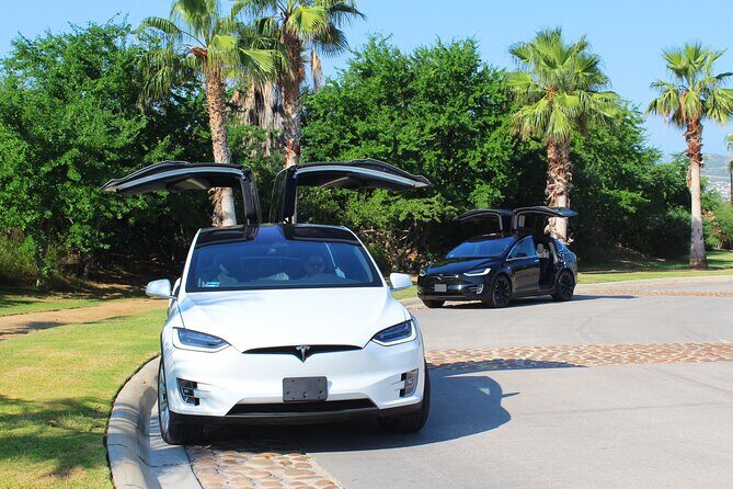 Los Cabos Luxury Private Tesla Transfer from Airport to Cabo San Lucas Area - A Premium Start in Style