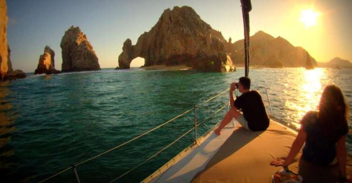 Los Cabos: Shared Sunset Sailing Cruise - Sightseeing and Safety Briefing