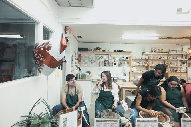 Love In Clay in Valentines Day Couples Pottery - What the Experience Looks Like