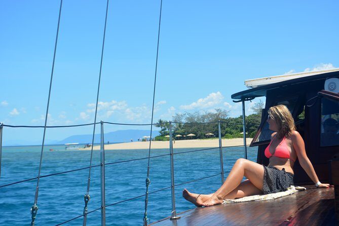 Low Island Snorkelling Private Charter Aboard Authentic Chinese Junk Boat - Setting Sail from Port Douglas