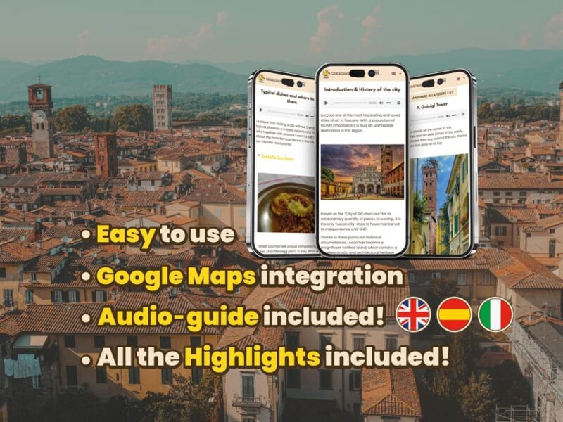 Lucca: Digital Guide Made With a Local for Your Tour - Navigating Lucca With the Tour