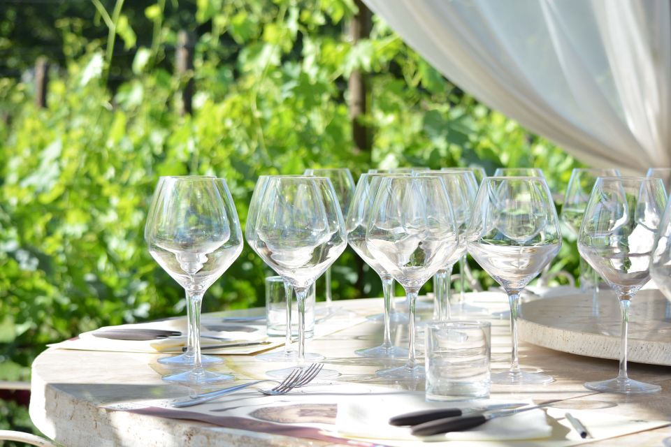 Lunch in the Garden and Wine Tasting - Important Considerations