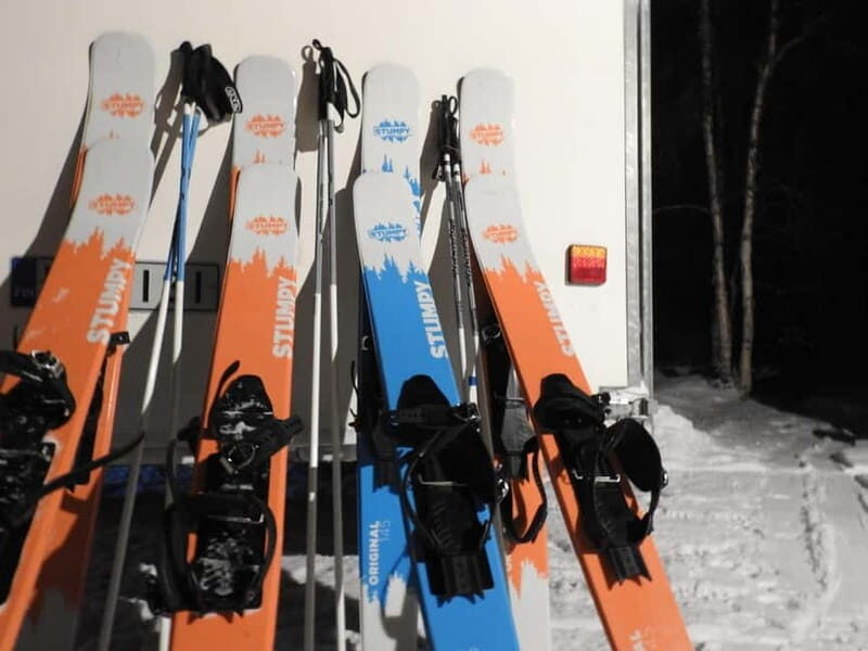 Luosto: Private Sliding Ski Adventure with Local Guide - The Wilderness and Light Pollution