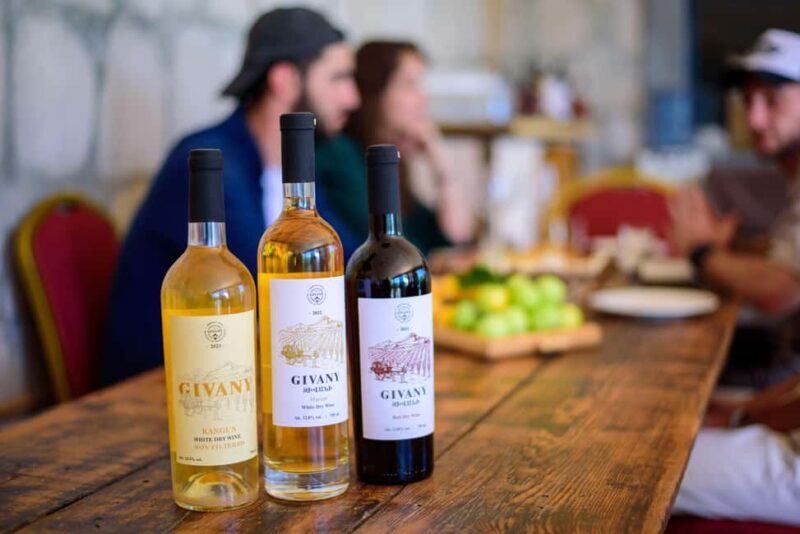 Lusarat: Givany Winery Tour & Tasting Experience - The Tasting Experience: Wines and Local Snacks