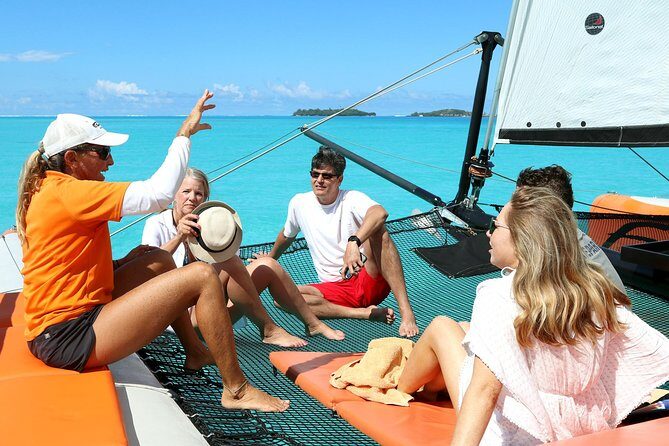 LUXURY Catamaran Bora Bora : Sailing, Snorkeling & Floating Bar - Key Points