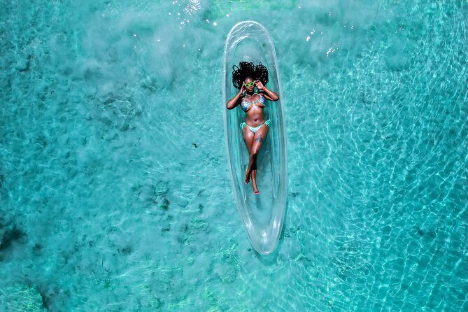Luxury Clear Kayak Drone Photoshoot in Tobago - Authenticity and Reviewer Insights