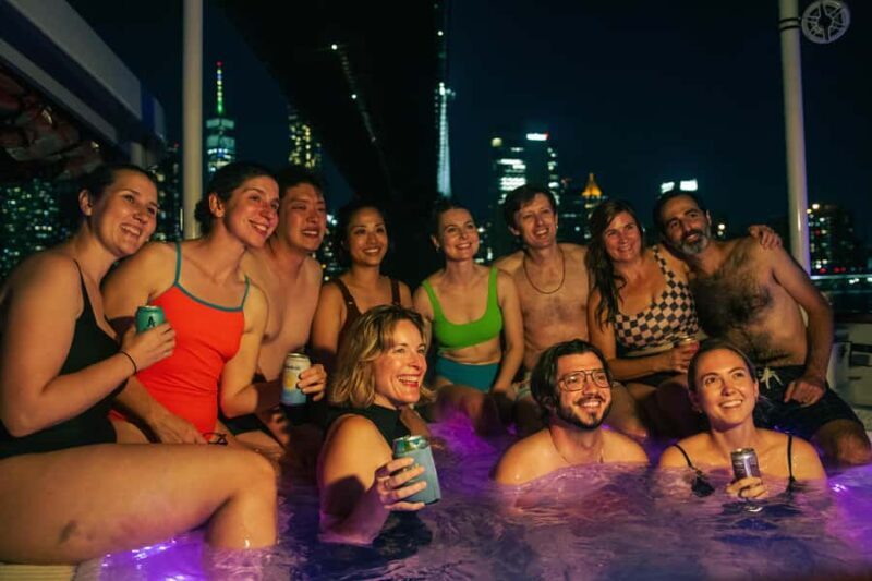Luxury Hot Tub Boat Around NYC & Statue Private Tub up to 10 - The Sum Up