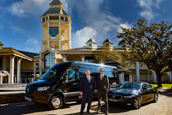 Luxury JAX Airport Transportation to St. Augustine FL - Booking Process and Confirmation Details