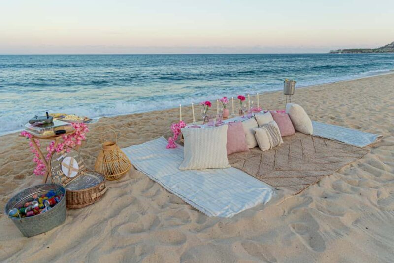 Luxury picnic by the sea in Los Cabos - The Details That Define Value