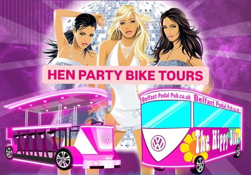 Luxury Pink Hen Party Bike Tour of Belfast - Itinerary Breakdown