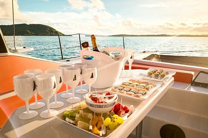 LUXURY PRIVATE Catamaran Bora Bora : Half-Day Trip - The Vessel and Amenities