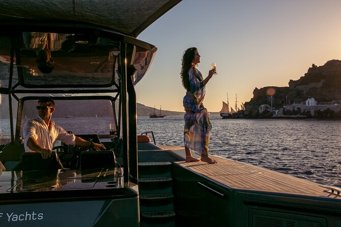 Luxury Private Power Catamaran Tour in Santorini - Luxury Power Catamaran Experience
