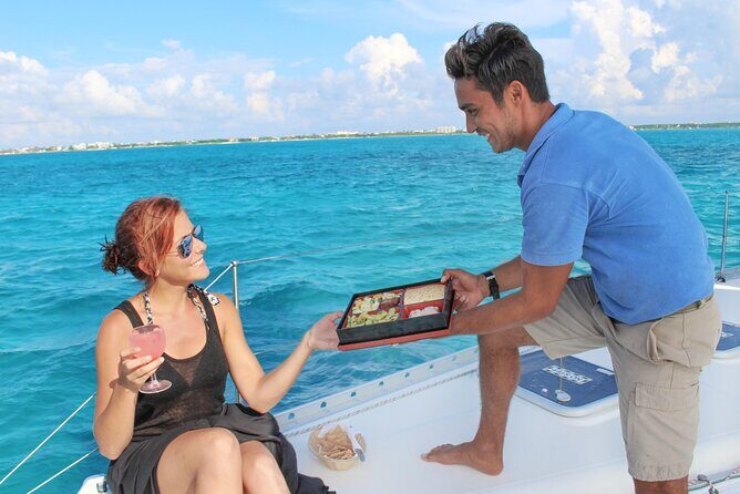 Luxury Sailing Experience to Isla Mujeres with Lunch & Open Bar - Key Points