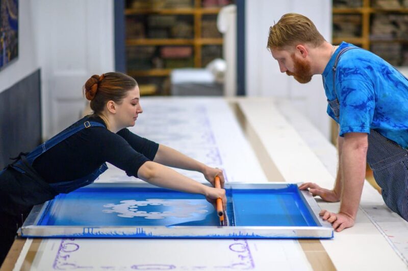 Lyon: Create Your Own Traditional Lyonnais Silk Square - Workshop Details