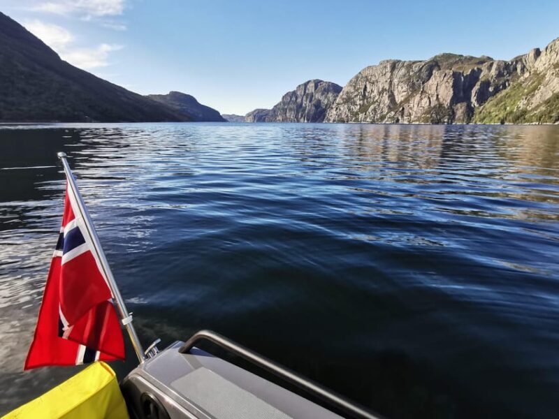 Lysefjord (Stavanger): Boattrip to Preikestolen from Forsand - Key Points