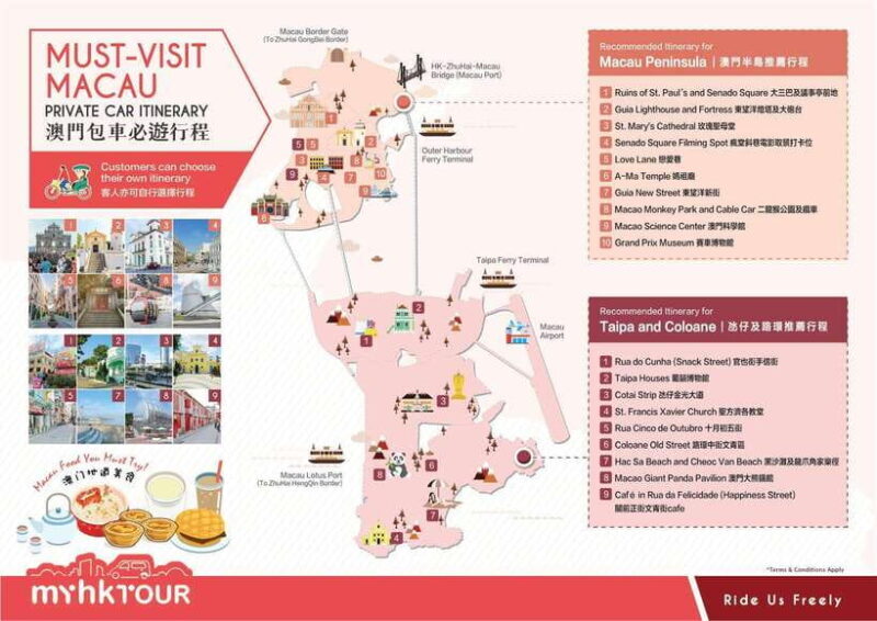 Macau6 Hours Private Chauffeured Tour with Optional Guide - FAQ