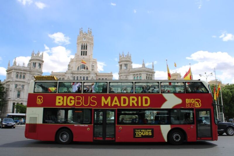 Madrid: Big Bus Hop-On Hop-Off Tour With Live Guide - Sightseeing Highlights