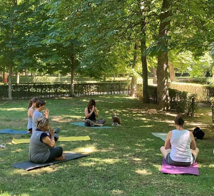 Madrid: Flow Yoga class in Retiro Park - Key Points