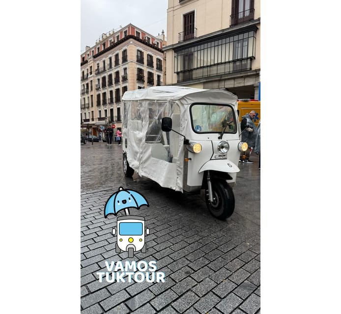 Madrid: Private City Tour by Vamos TukTuk Tour - Ideal for All Traveler Types
