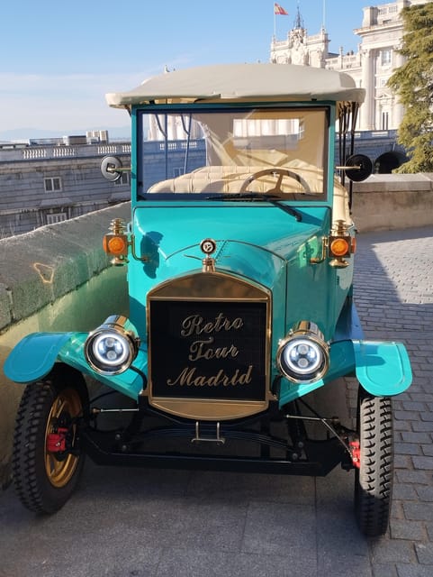 Madrid Retro Tour 120 Min, Old Town, Modern Madrid + Surprise Destination - Itinerary and Highlights