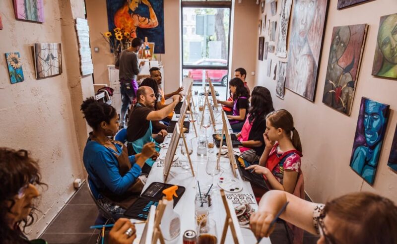 Madrid: Sip&Paint Workshop - Booking Details