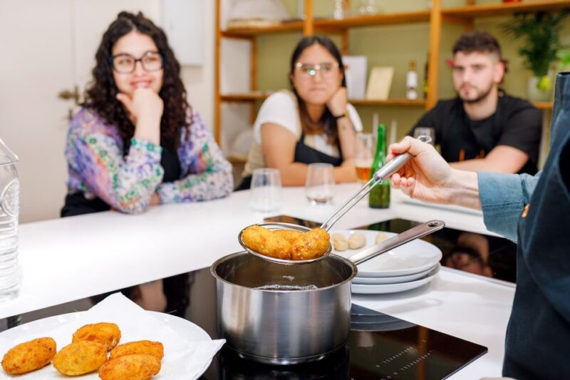 Madrid: Tapas & Paella Cooking Class With Expert Chef - Booking and Cancellation Policy