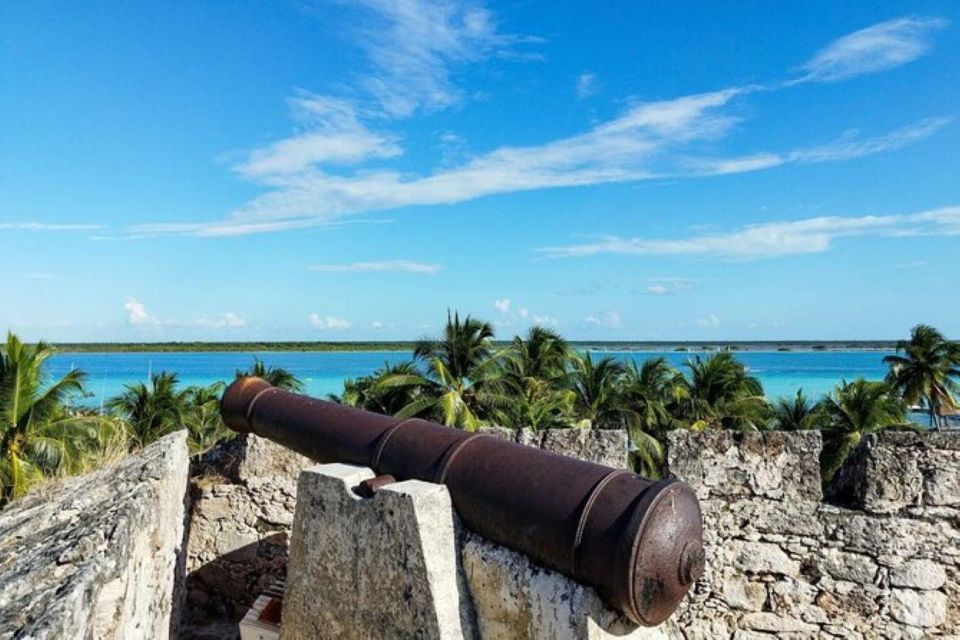 Mahahual: Bacalar Fort Visit and Blue Lagoon Boat Ride Combo - Key Points