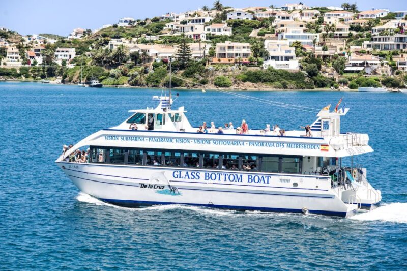 Mahon: Harbor Boat Tour With Underwater Viewing & Commentary - Detailed Itinerary