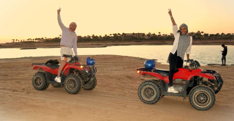 Makadi Bay: Sunrise VIP Quad & Traditional Bedouin Breakfast - Detailed Itinerary