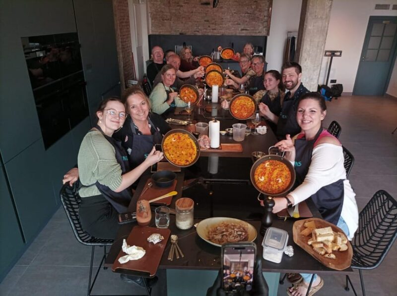 Malaga: Authentic Paella Cooking Class With Market Visit - Key Points