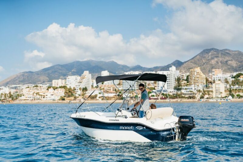 Malaga: Boat Rental without a License for Dolphin Watching - Key Points
