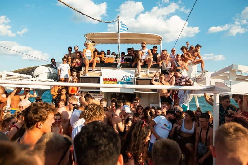 Malia: Booze Cruise Boat Party with Live Dj - What to Expect on the Malia Booze Cruise
