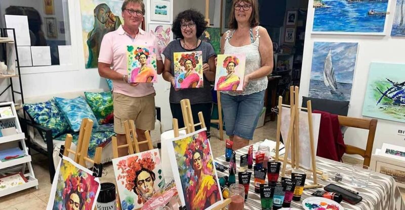 Mallorca/Porto Cristo: Paint Your Own Frida Kahlo - Experience Highlights