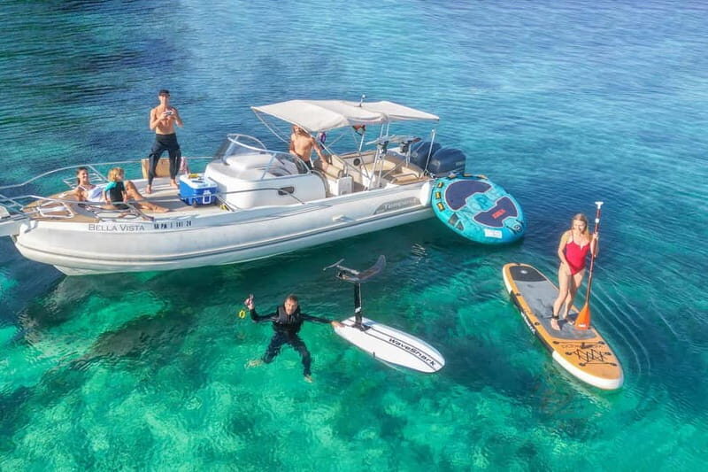 Mallorca: Private Watersports Boat. LUNCH Drinks SUP, Tubing - The Itinerary Breakdown