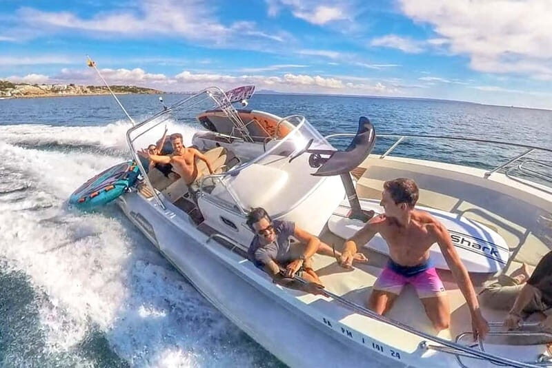 Mallorca: Private Watersports Boat. LUNCH Drinks SUP, Tubing - Who Will Love This Tour?