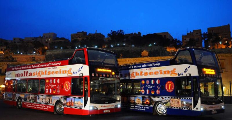 Malta By Night Open-Top Bus Tour Including 1-Hour Mdina Stop - Good To Know