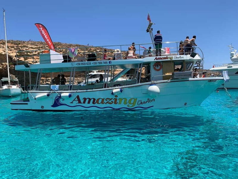 Malta Coastline Cruise: Comino, Blue Lagoon & Crystal Lagoon - Comfort and Convenience Onboard  