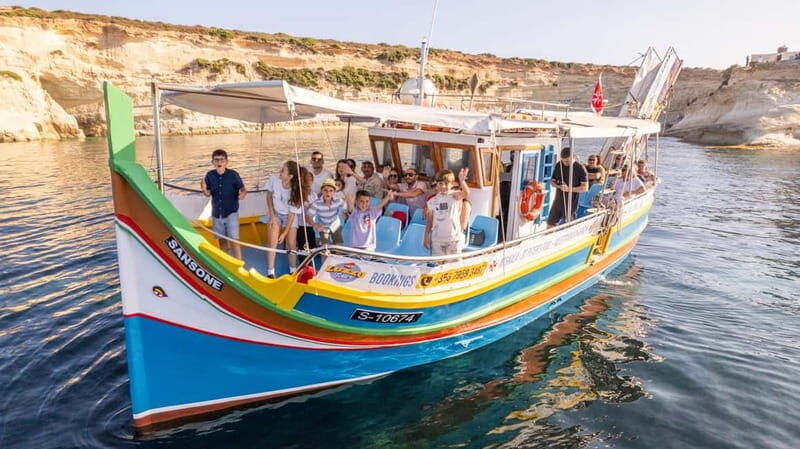 Malta: Marsaskala Luzzu Boat Tour with St. Peter's Pool - Key Points