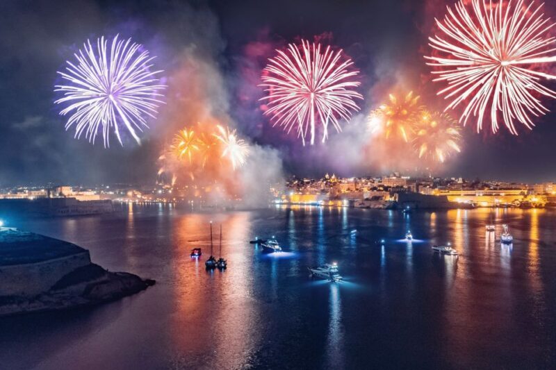 Malta: Valletta, Sliema, Bugibba Fireworks Festival Cruise - Key Points