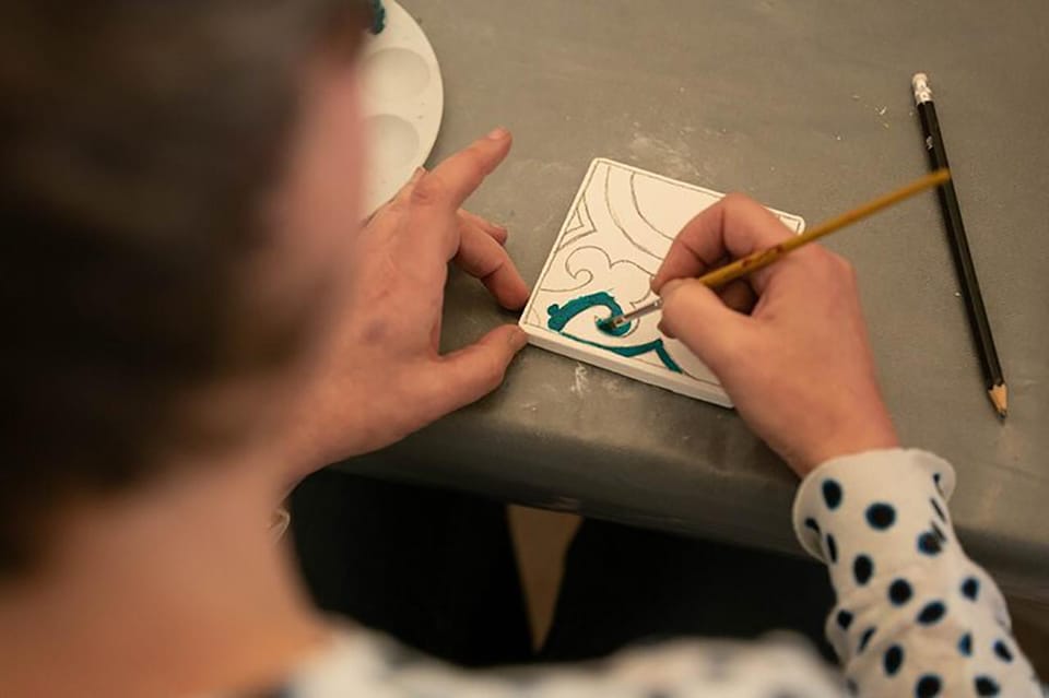 Maltese Tile - Souvenir painting workshop with local - Discover the Charm of a Maltese Tile Painting Workshop in Malta