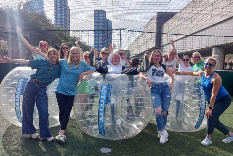 Manchester: Bubble/Zorbing Football Reservation Deposit - Key Points