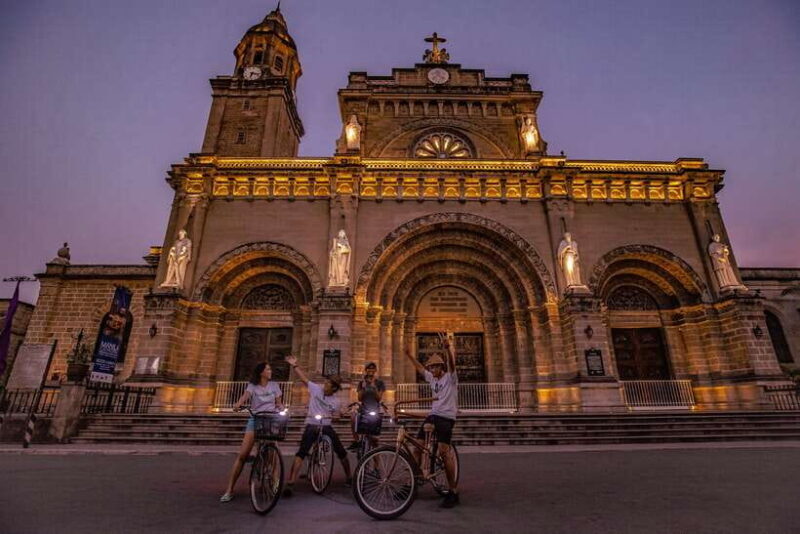 Manila: Intramuros Night Bamboo Bike Tour - Exploring Intramuros on a Bamboo Bike