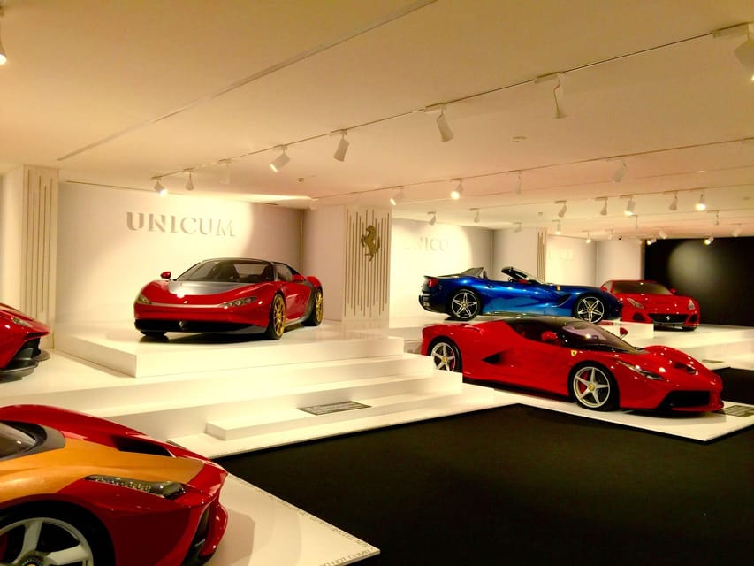Maranello: Ferrari Museum Entrance and Professional F1 Simulator - Meeting Point and Language Support