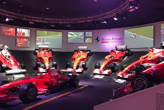 Maranello: Ferrari Museum Entrance Ticket and Simulator - Test Drive at the Ferrari F1 Simulator