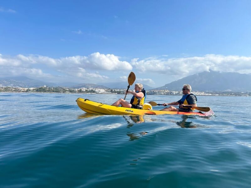 Marbella: Guided Kayak Tour in Puerto Banús - Key Points