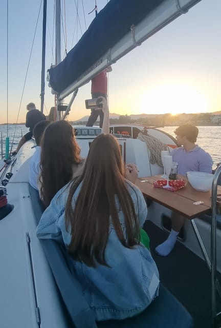 Marbella: Sunset Sailboat Trip Drinks-Snacks,2 Hour - Departure and Duration