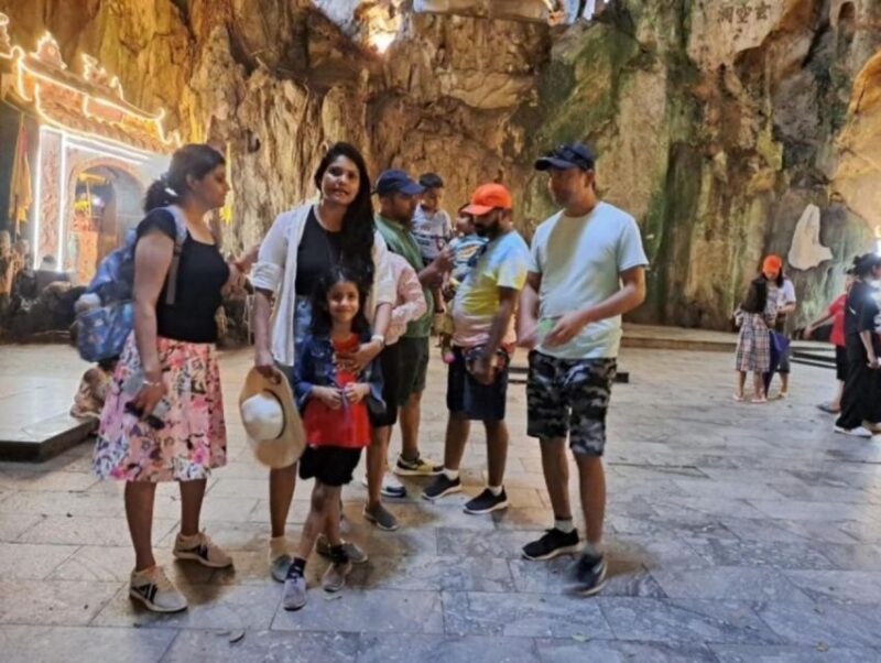 Marble Mountain & My Son Sanctuary Luxury Small Group Tour - Scenic Boat Trip